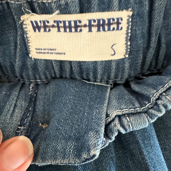 We The Free Forget Me knot pull on denim. - Picture 7 of 8